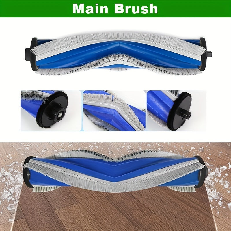 19pcs Vacuum Cleaner Accessories Compatible with ECOVACS Deebot T30 Omni T30 Pro Omni Main Brush Side Brushes Mop Pads HEPA Filters Dust Bags