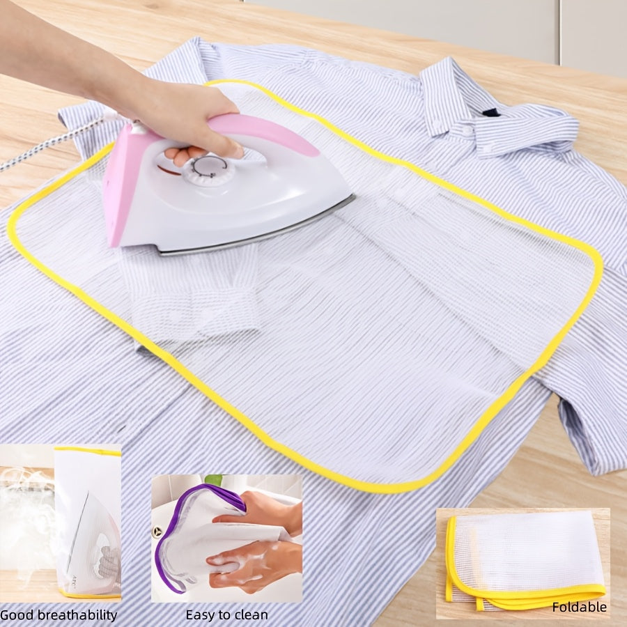 Polypropylene Ironing Mesh Pad Set of 3/5 HeatGuard Heat-Resistant Foldable for Garment Protection