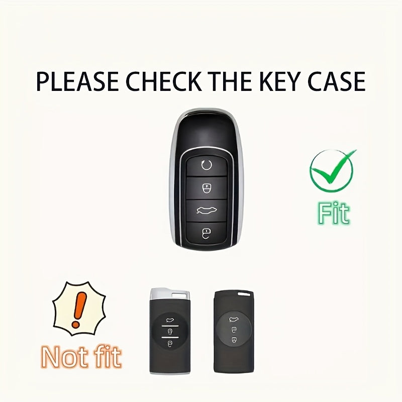 Universal TPU Car Key Cover Scratch-Resistant Stylish Protective Shell