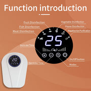 Uy oshxonasida foydalanish uchun kompaktdan ko'p funksiyali meva va sabzavotlarni tozalash qurilmasi, 220V Evropa rozetkasi