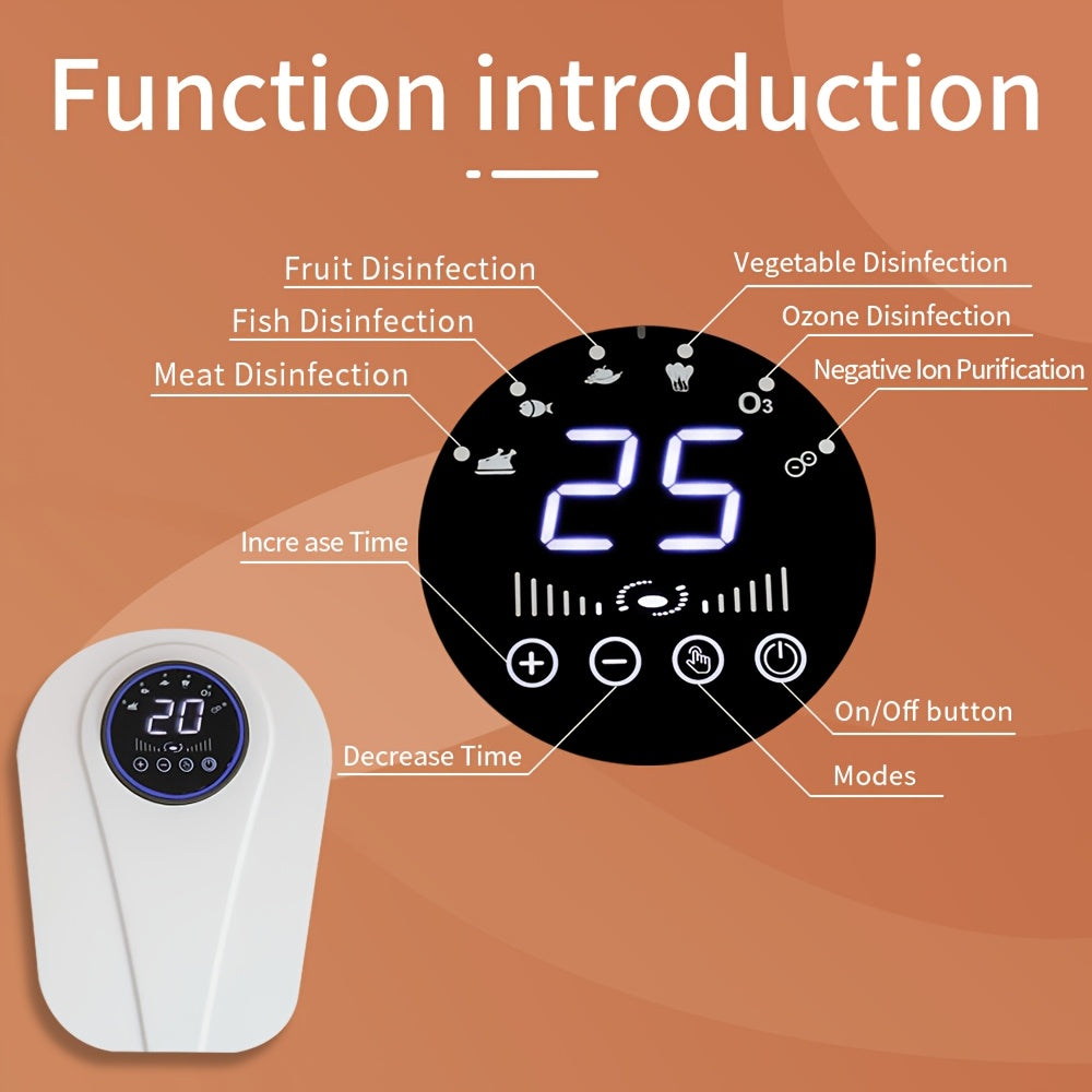 Uy oshxonasida foydalanish uchun kompaktdan ko'p funksiyali meva va sabzavotlarni tozalash qurilmasi, 220V Evropa rozetkasi