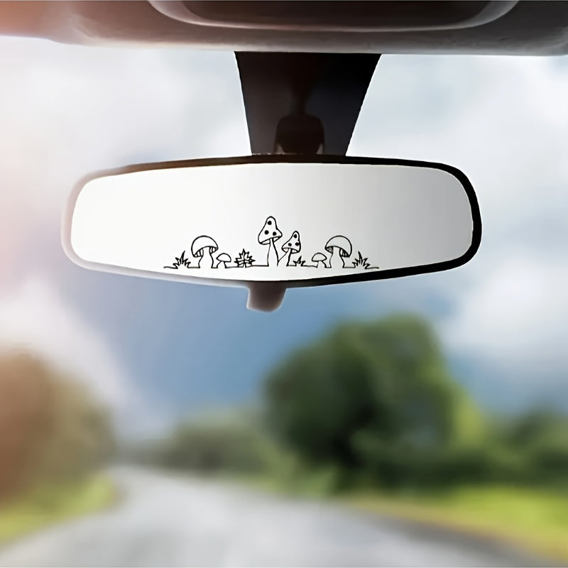 Set de pegatinas de vinilo de setas adorables para coches y exteriores, duraderas y resistentes a la intemperie