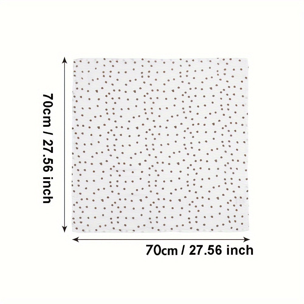 3-Pack Baby Muslin Swaddle Blankets 70x70cm Breathable Soft Gauze Nursing Cover
