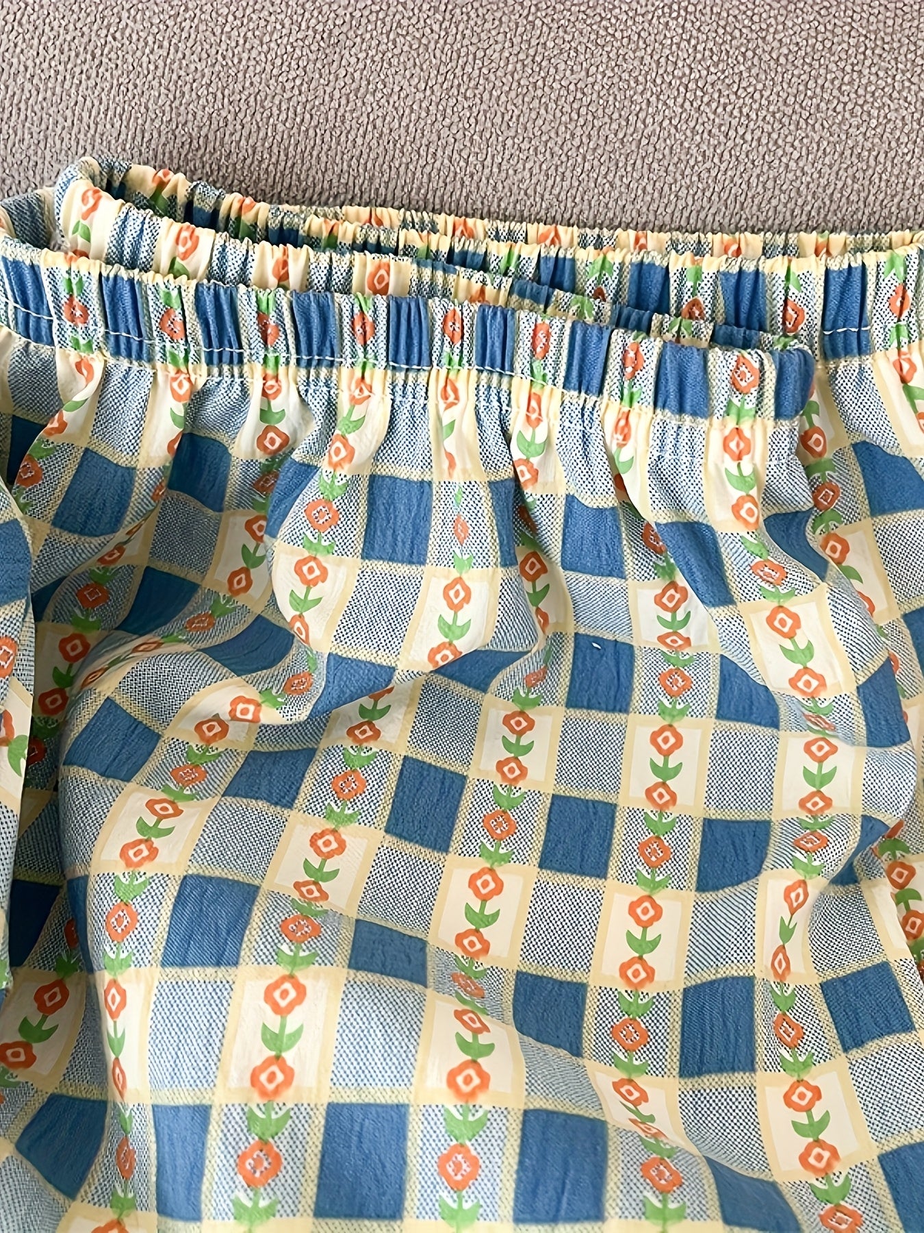 Women's Plus Size Pajama Set Long Sleeve Long Pants Casual Comfortable