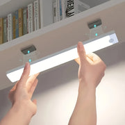 Magnetic Motion Sensor LED Light for Cabinets and RVs USB Rechargeable Adjustable Range White Warm Light
