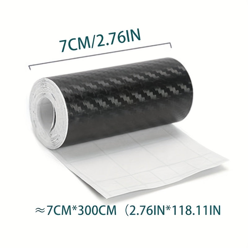 Universal 5D Carbon Fiber Protective Film for Car Door Edges and Mirrors