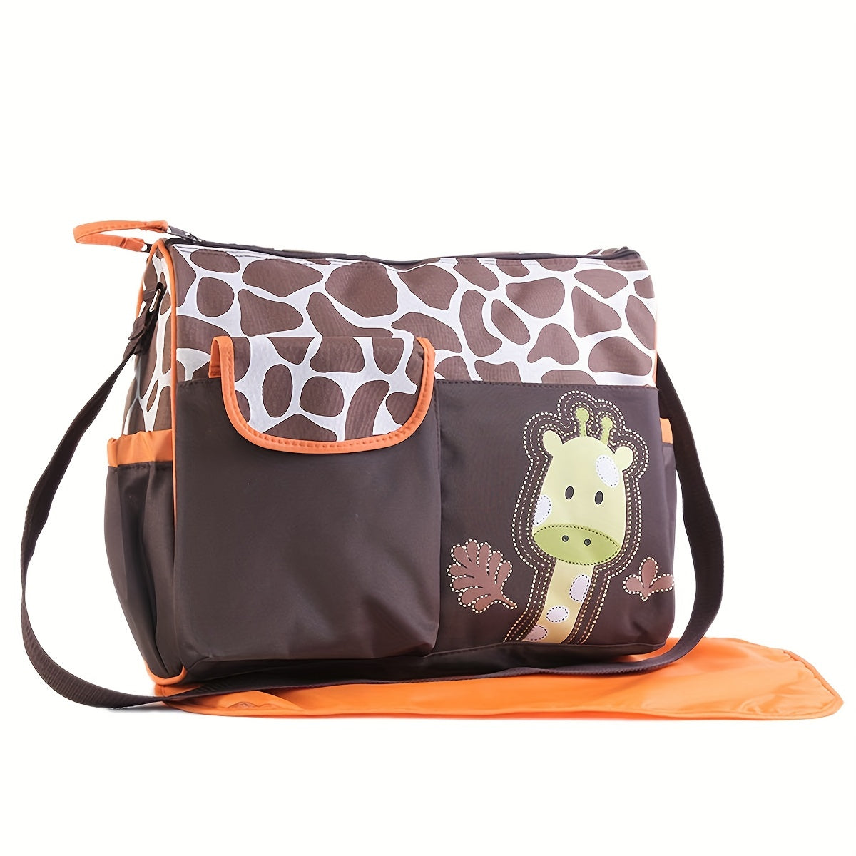 Diaper Bag for Moms with Cartoon Pattern Spacious with Multiple Functions Wet and Dry Separation