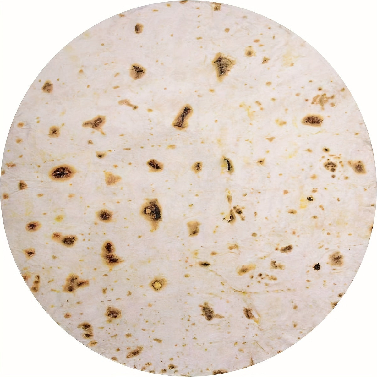 Manta de cama de franela acogedora con estampado de panqueque y burrito para sofá, cama, coche y camping