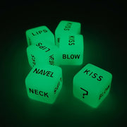 Glow-in-the-Dark Couple Sex Toy Fun Dice Flirting Game