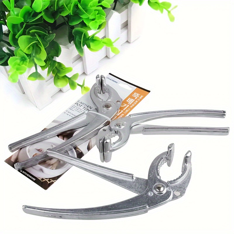 Multifunctional Gold Hot Pot Clip, Foldable Bowl Holder, Kitchen Safety Gadget