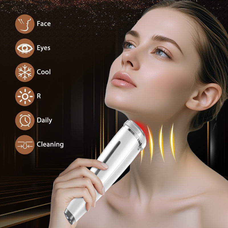 Multifunctional Facial and Neck Massage Device Rechargeable 6-in-1 Beauty Tool for Gifting