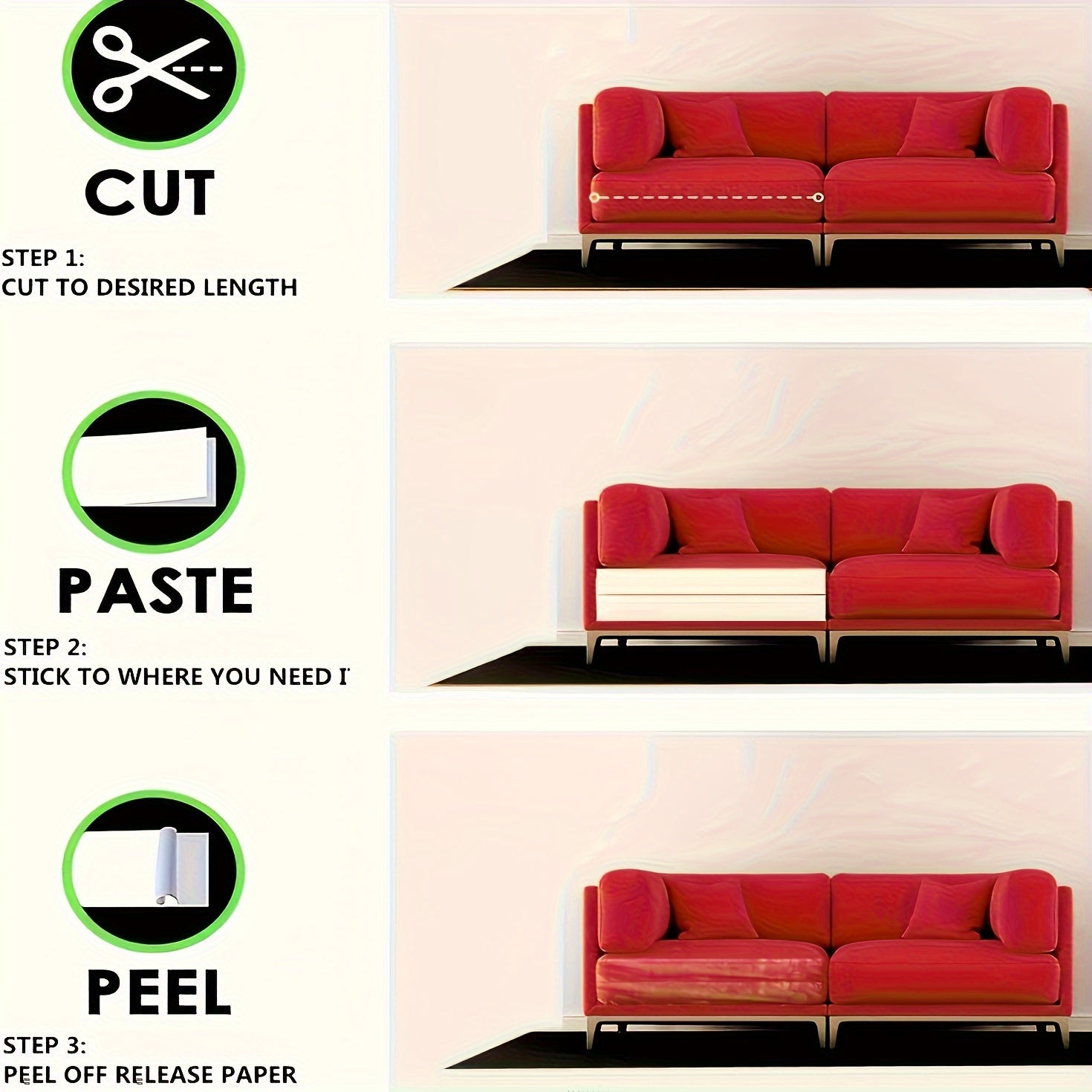 Прозрачная защитная пленка для мебели: лента для дрессировки кошек для дивана, кушетки, ковра, двери - в комплект входит 1 рулон ленты против царапин для кошек