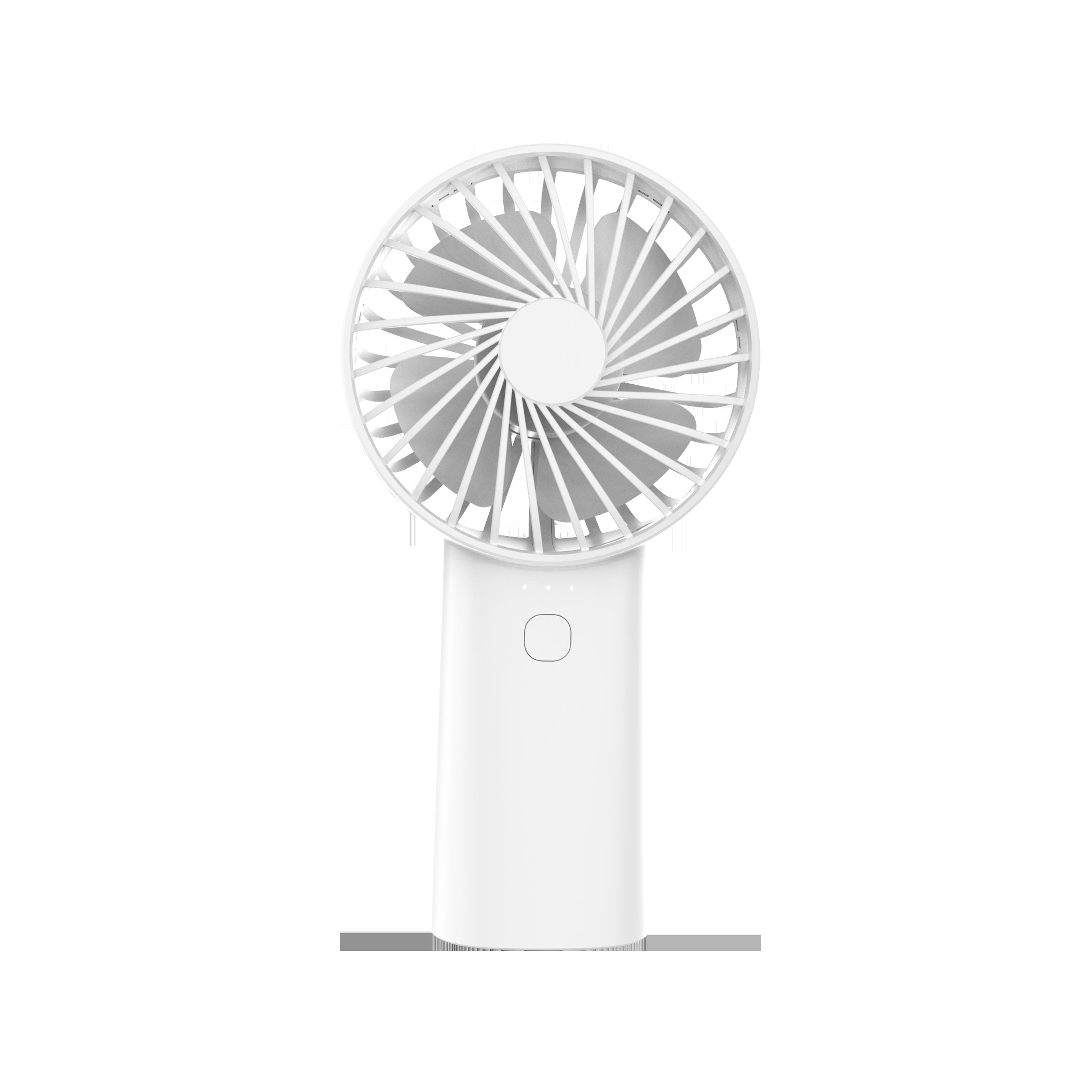 Compact USB Rechargeable Handheld Fan with 1500mAh Battery, Portable Personal Cooling Device