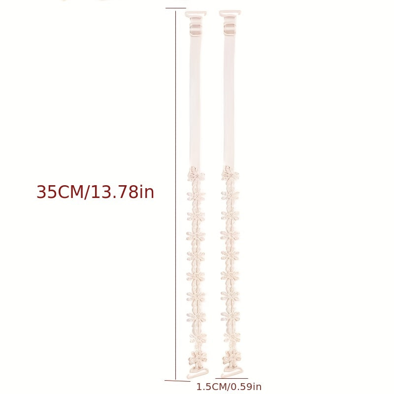 Women's Lace Bras with Invisible Straps Halter Cross-Back Floral Nylon Lingerie