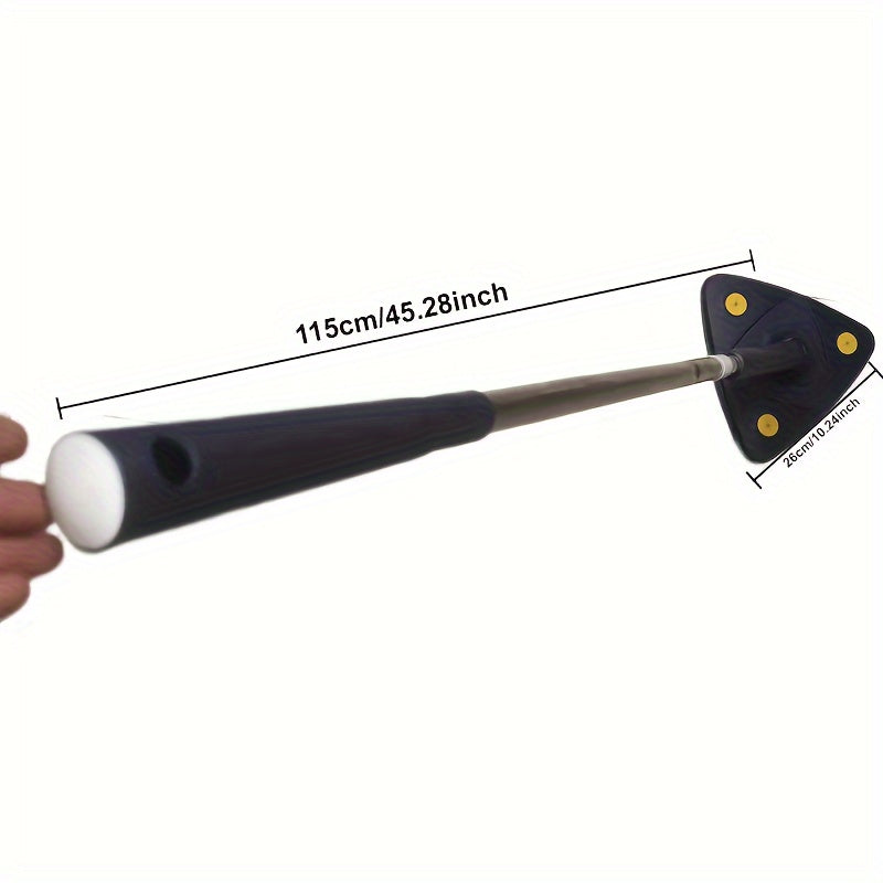 360 Degree Rotating Triangle Mop for Floor Wall Glass Cleaning