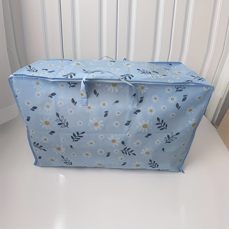 Bolsa de almacenamiento rectangular de tela de gran capacidad, organizador resistente al agua para armario, ropa y mantas