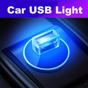 Mini USB LED Car Interior Light ABS Material 7 Color Options Ambient Neon