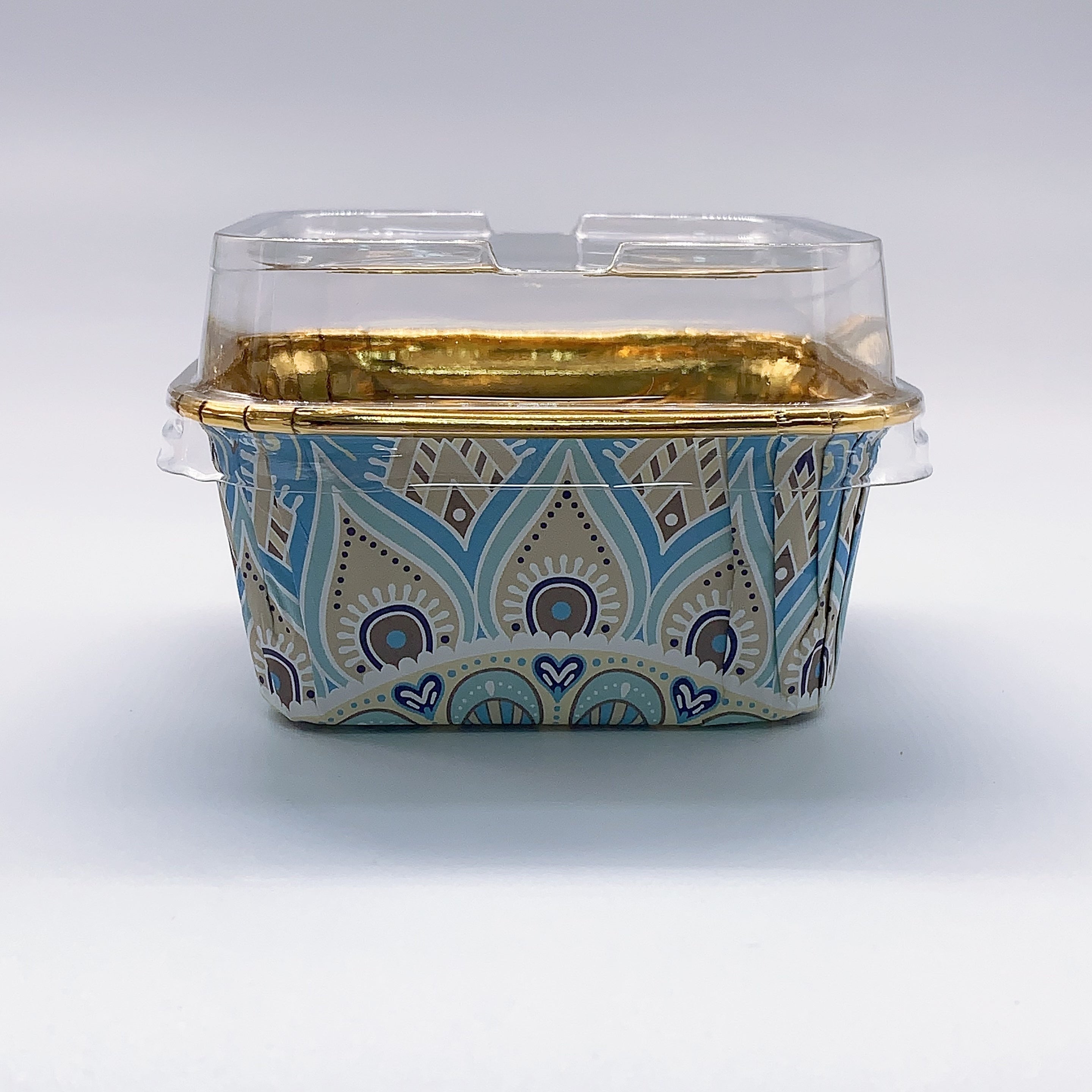 50 ta Boho uslubidagi issiqqa chidamli qog'oz keks uchun shisha, foydalanishga tayyor, yog'ga chidamli tort choynaklari