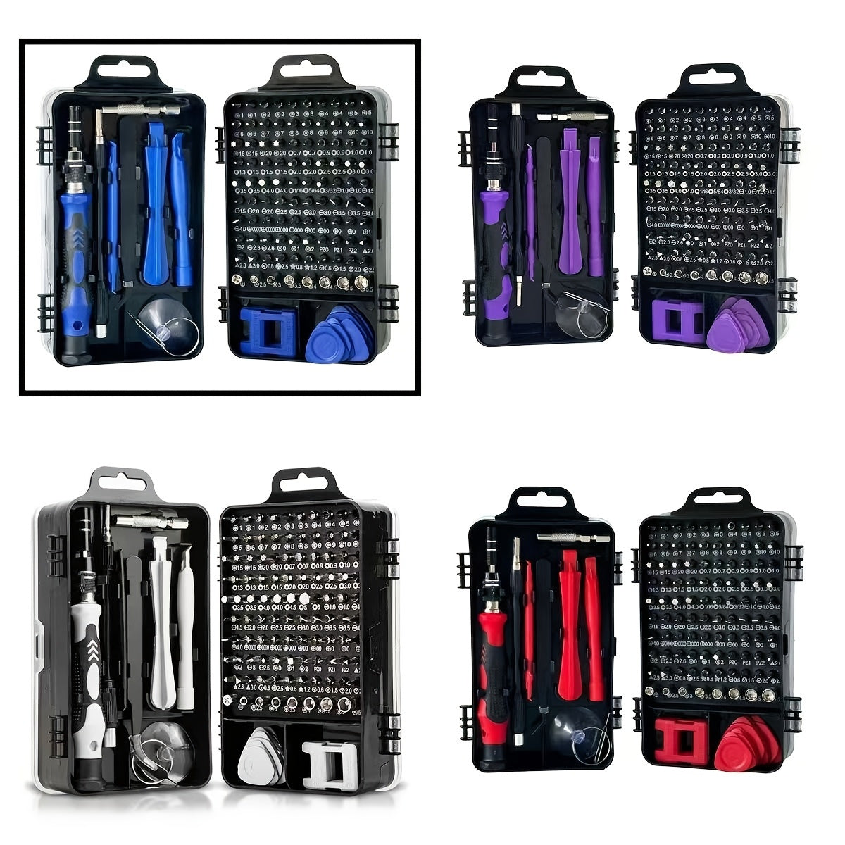115-in-1 Magnetic Screwdriver Set with High Hardness and Special-Shaped Bits