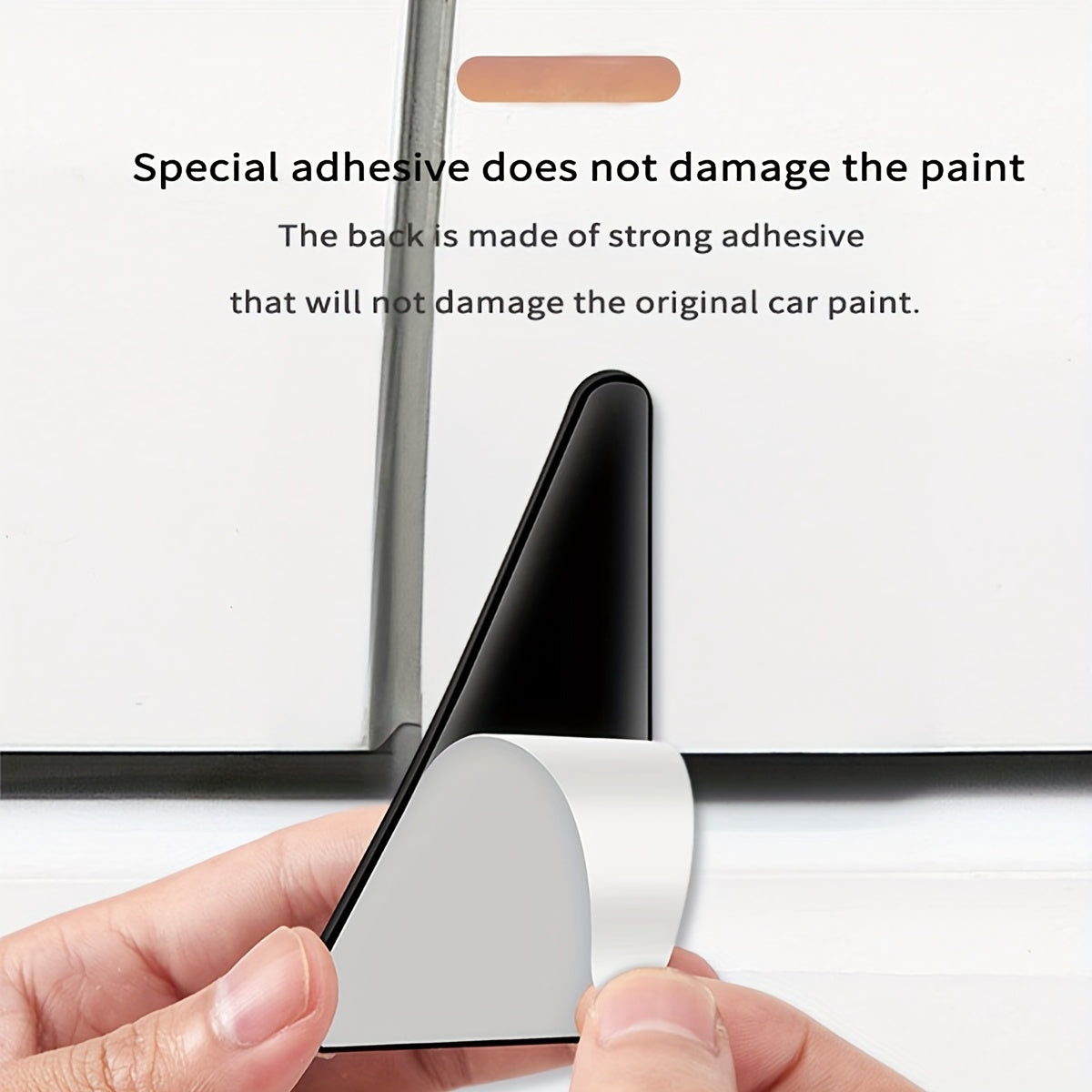 Avtomobil burchak tampon qo'riqchilari rezina uchburchakli yozuvlar o'z-o'zidan yopishadigan chizilishga qarshi himoya