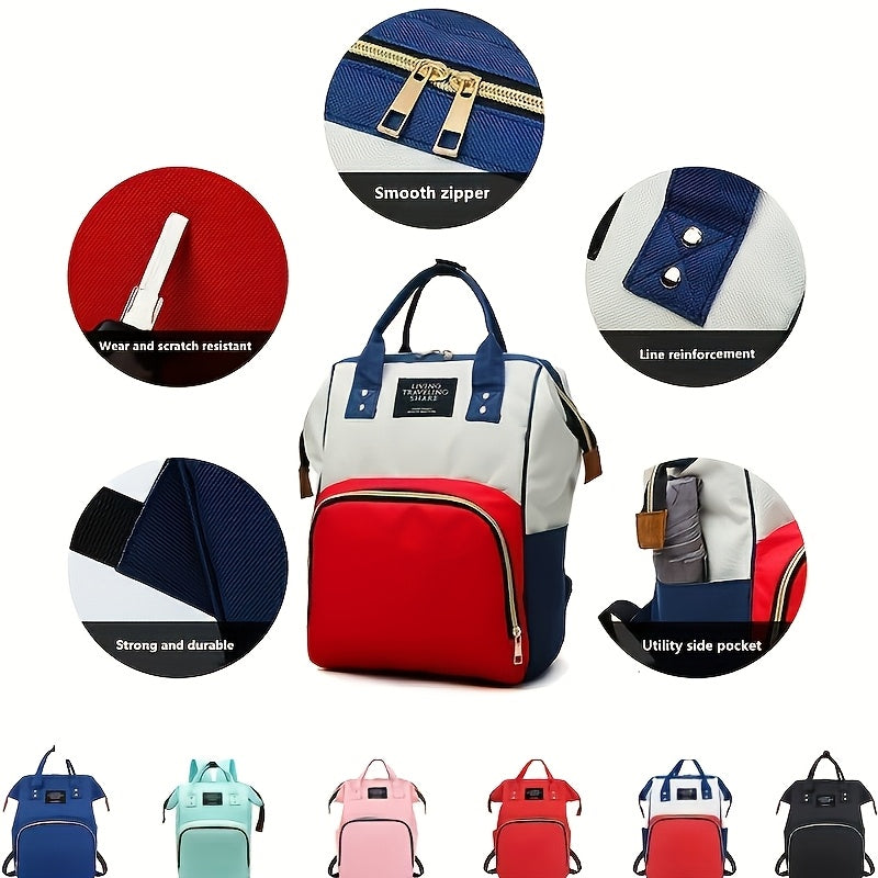 Ayollar uchun qora Oxford matodan tayyorlangan choyshab sumka, engil, keng va ko‘p funksiyali ryukzak