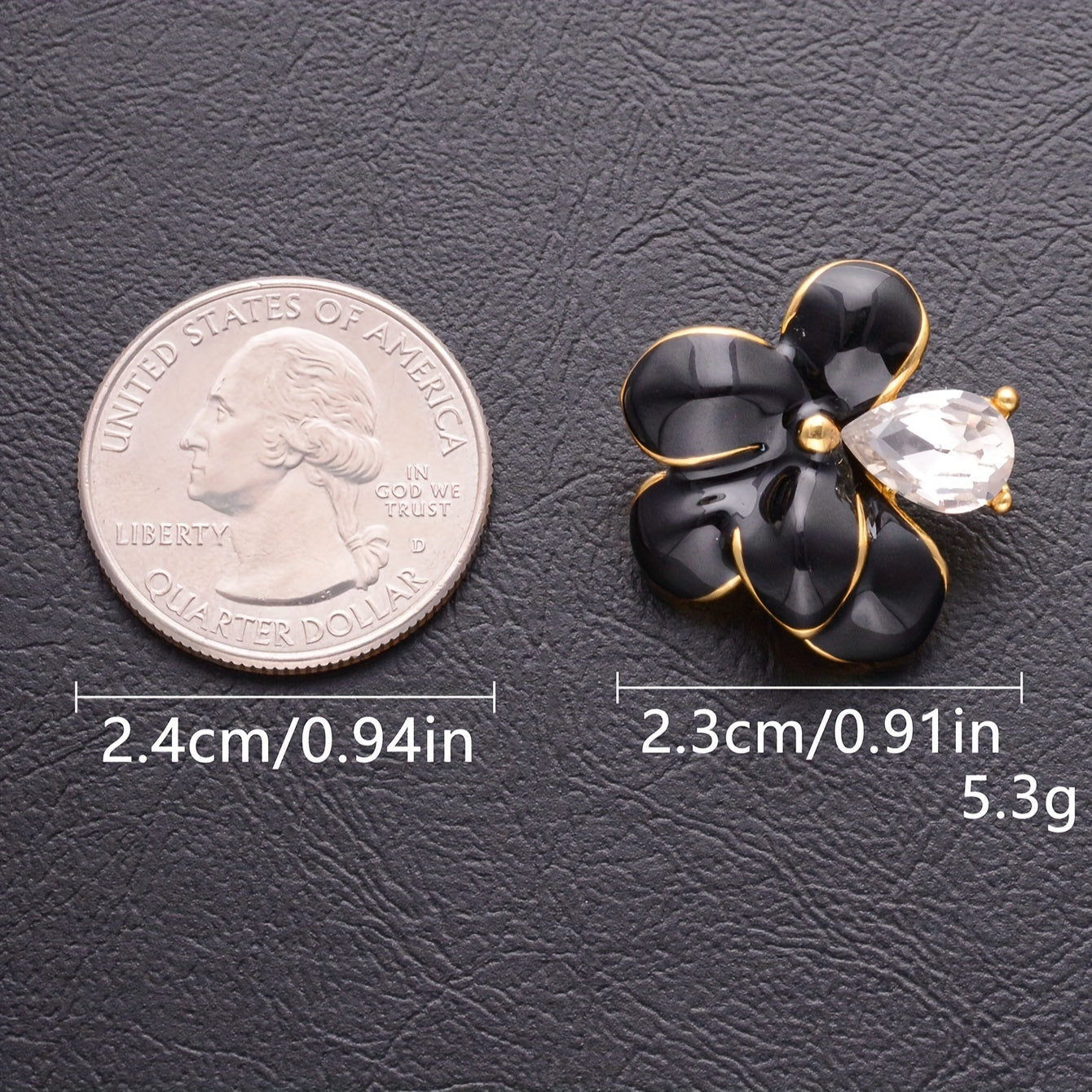 Set of Four Elegant Alloy Flower Brooch Pins for Shirts Sweaters Coats and Accessories