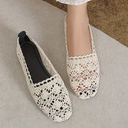 Women's Mary Jane Shoes Slip-On Breathable Net Flat All-Season Casual Dressy