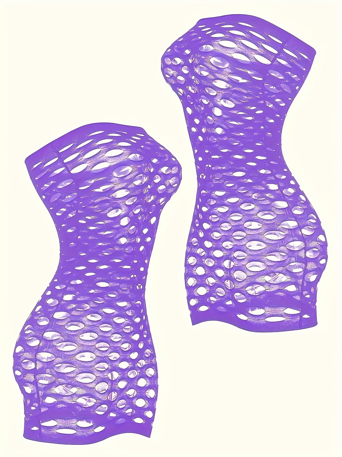 Women's Mesh Panel Lingerie Dress with High Stretch Nylon Spandex Sleeveless Semi-Sheer