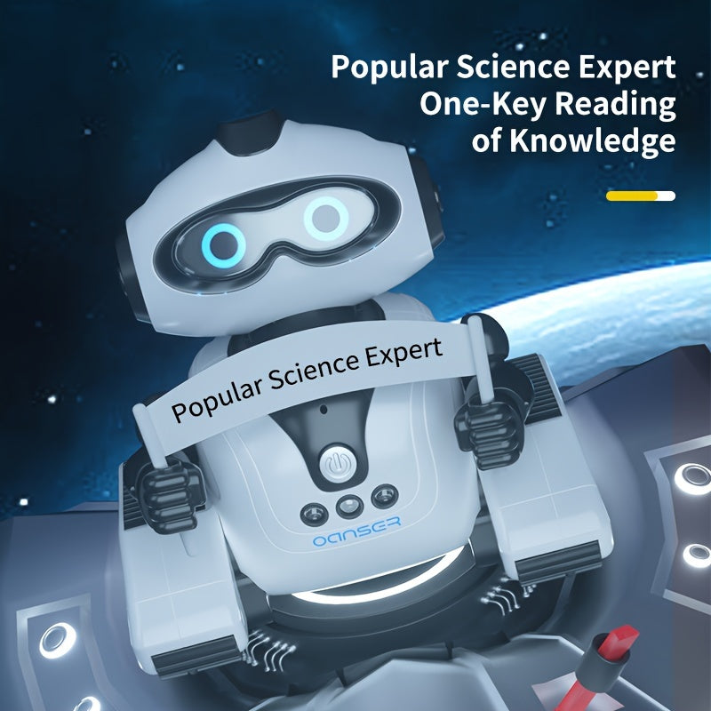 Gesture Sensing Robot for Kids 8+ with Storytelling Music Dance Programming White Pink