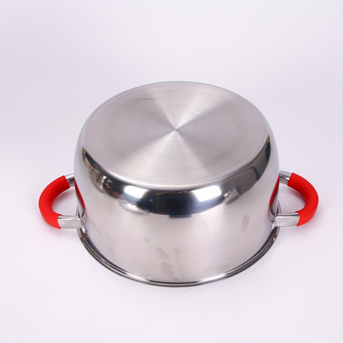 Stainless Steel Saucepan Set Non-Stick Cookware for Soup Stews with Silicone Handles