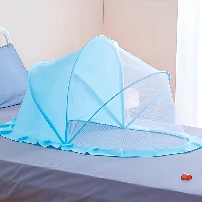 Kids Portable Foldable Mosquito Net with Complete Coverage and No-Bottom Design