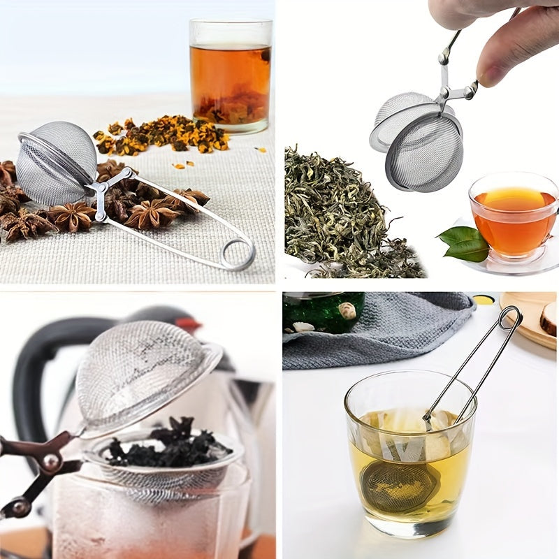 Infusor de bola de té de acero inoxidable 304 con asa para una preparación fácil y una infusión de sabor