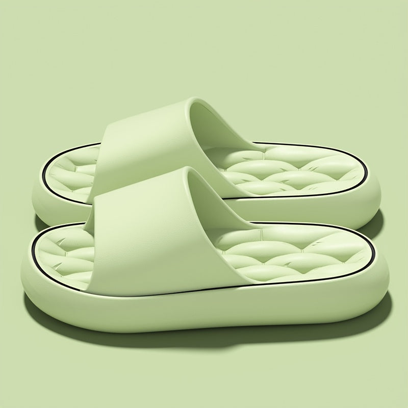 Women's Slip-On EVA Slippers Non-Slip Indoor Outdoor Sandals Black White