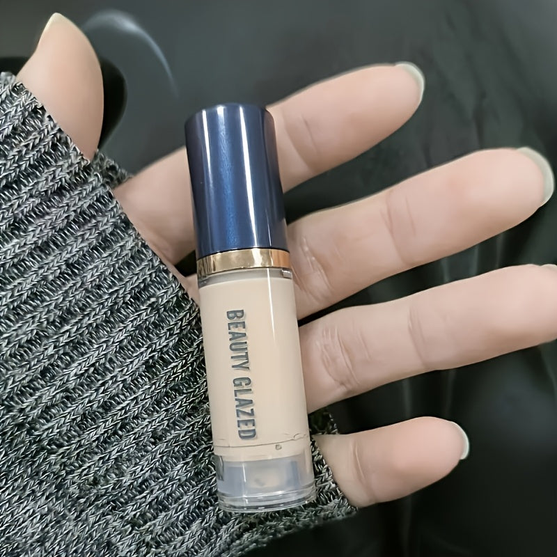 Mujeres Viaje Mini Corrector Base de Maquillaje a Prueba de Agua Tono Oscuro