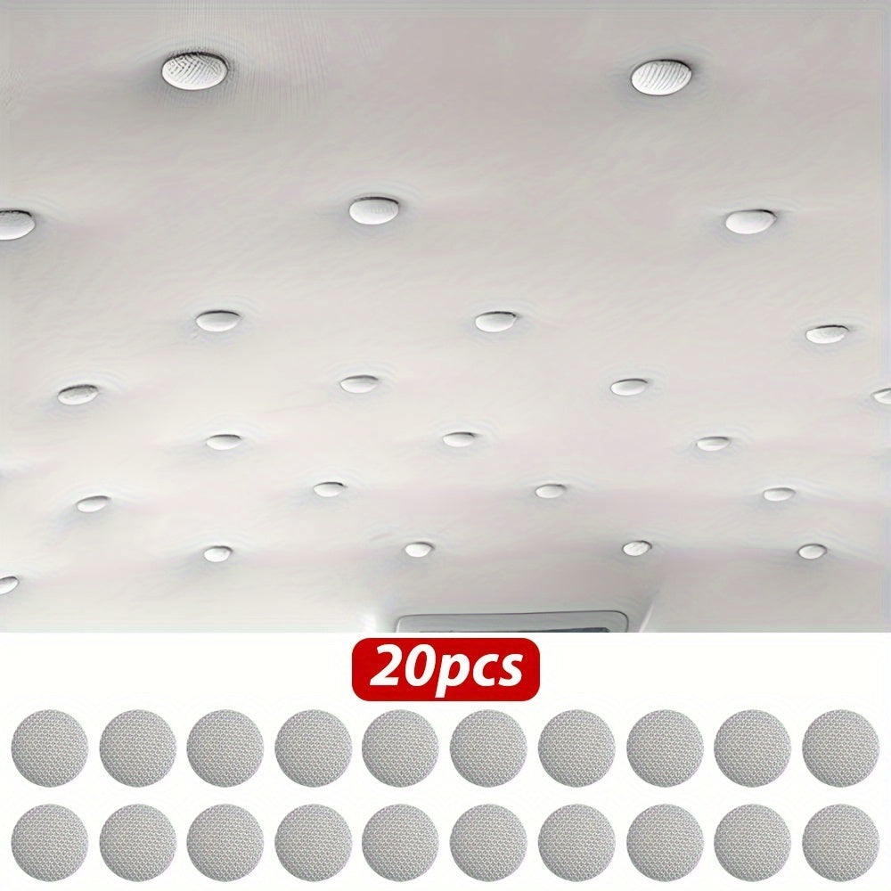 20 dona Kulrang Velur Avtomobil Tomi Ta'mirlash Kliplari Qoplamali Ichki Qurilmalar