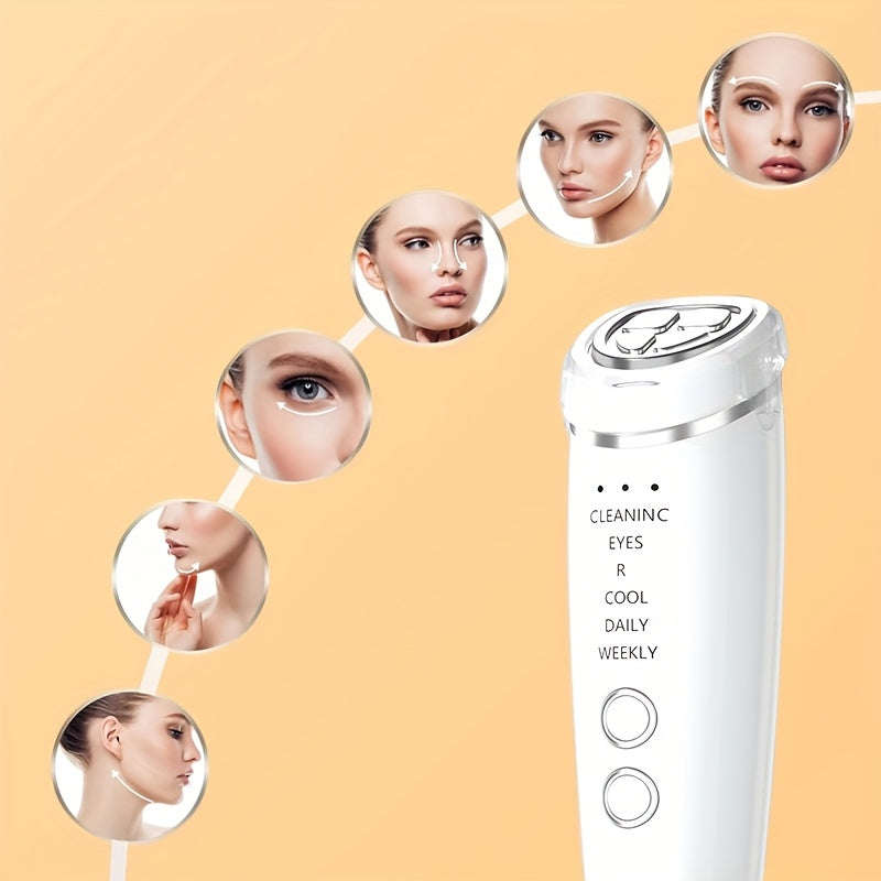 6-in-1 Home Beauty Device with Hot Cold Compress Rechargeable Skin Care Massage