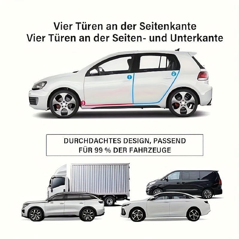 12m U-Shaped Rubber Car Door Edge Guard Seal Strip for Protection