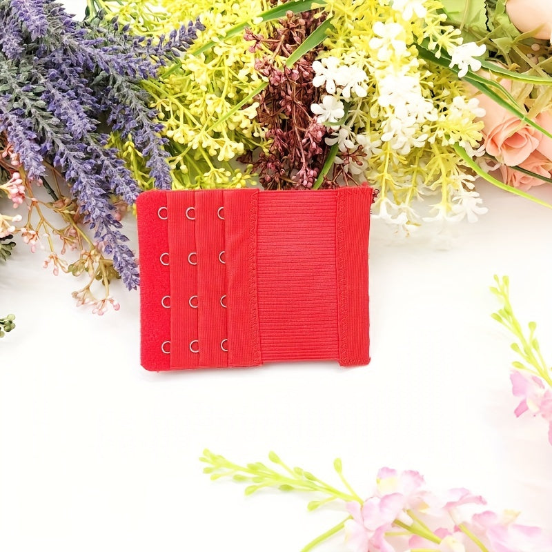 3-Piece Set of Mixed Color Bra Extenders and Adjustable Straps for Women