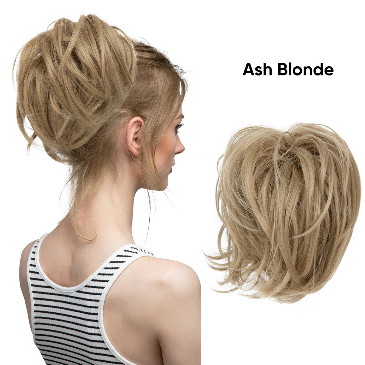 Women's Fluffy Curly Wig Hair Ring Elastic Rubber Band Hair Accessory