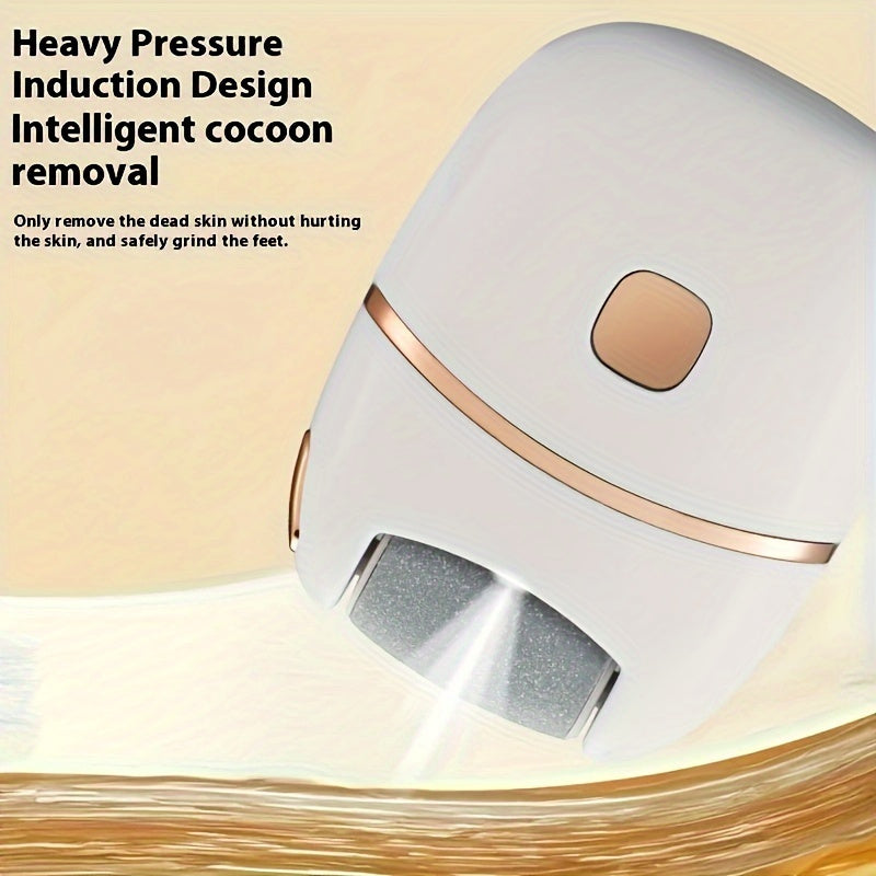 Rechargeable Electric Foot Grinder with Ergonomic Design for Polishing Faux Leather