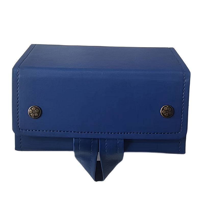 Путешествуйте стильно с 1-частным Органайзером для очков, оснащенным 5 отделениями для хранения нескольких пар очков. Эта элегантная коробка для хранения легко может висеть в вашем пространстве, чтобы держать ваши очки организованными и легко доступными.