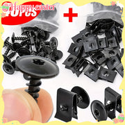 Kit de tornillos autoperforantes de metal para coche, espaciadores en forma de U para reparación de autos y motocicletas
