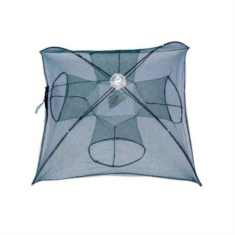 Foldable Hexagonal Fishing Net for Minnows Crayfish and Crabs with Multiple Hole Sizes