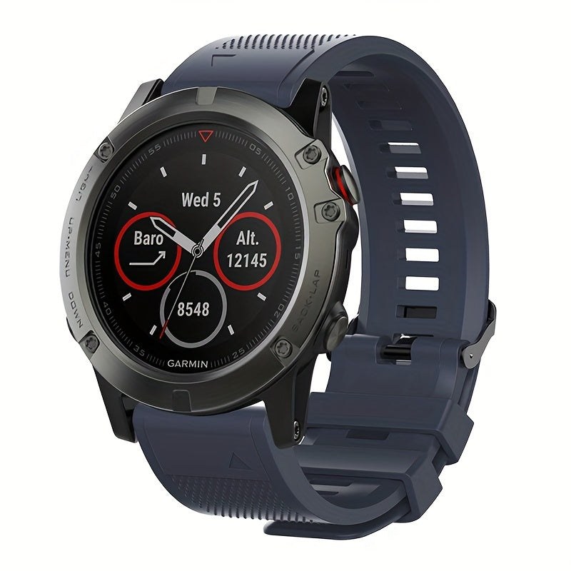 Garmin Fenix 7 Solar, Forerunner 955, Instinct 2 va boshqalar uchun maksimal qulaylik va chidamlilik uchun mo'ljallangan yuqori samarali sport kamarlarimiz bilan yangilang. Fenix 6, 5, Forerunner 945, Fenix3 HR, Descent MK 1 va boshqalar bilan mos keladi.