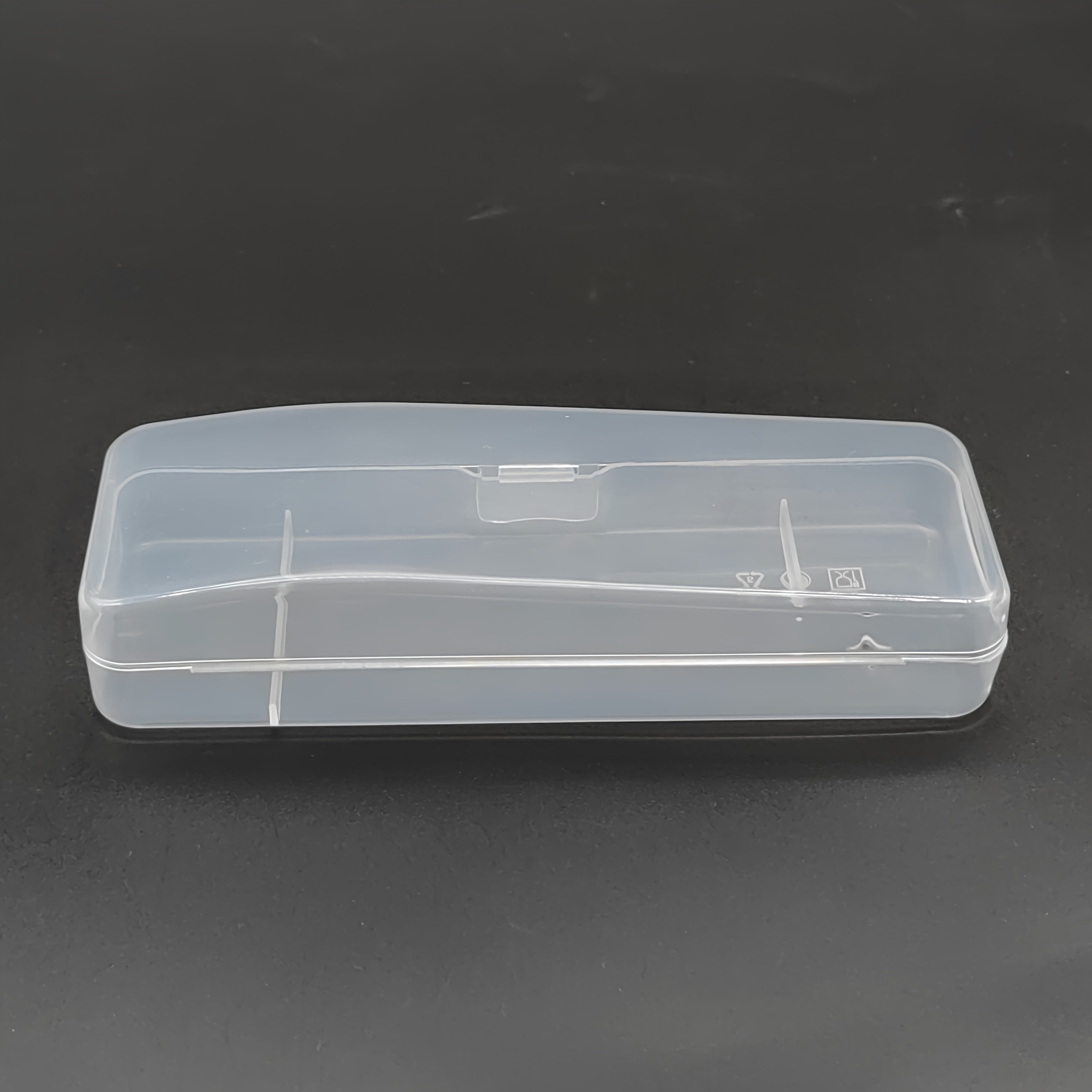 Travel Portable Clear Plastic Shaver Storage Box for Organizing