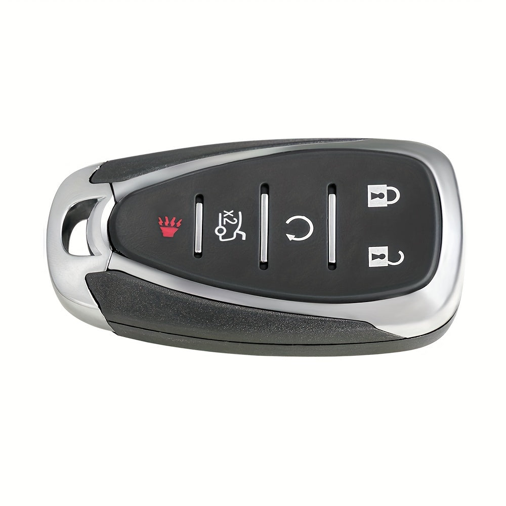 5-Button Plastic Key Fob Shell Replacement for Car Interior Accessory