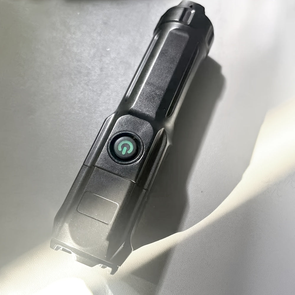 Rechargeable LED Flashlight with Telescopic Zoom and USB Charging 800mAh Battery