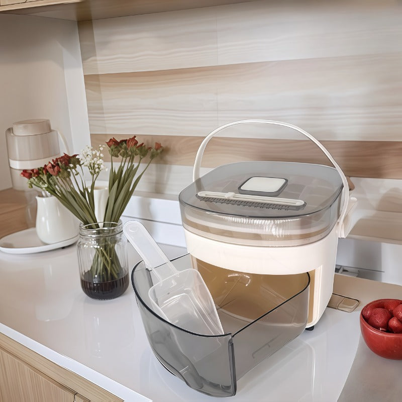 Large Capacity Ice Maker with 48-Grid Double Layer Food-Grade Plastic