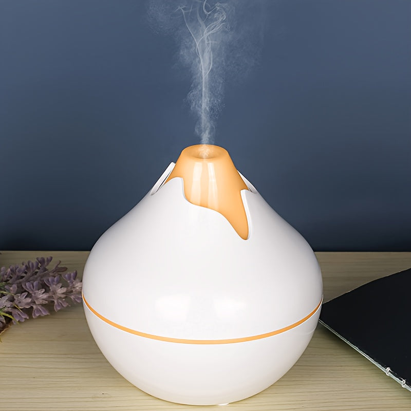 Wood Grain USB Humidifier with Aromatherapy Quiet Operation for Home Office