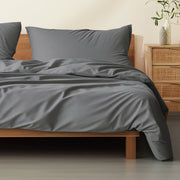 Set of 4 Microfiber Pillowcases Solid Color for Bedroom and Living Room